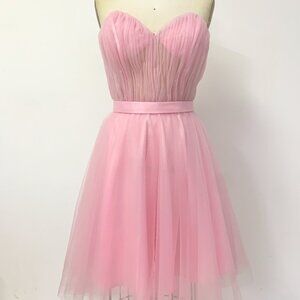 Handmade Sweet Pink Tulle Mini Dress